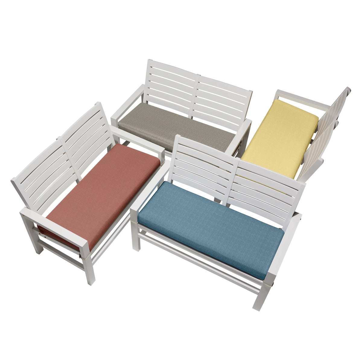 Water-Resistant Outdoor Bench Cushion, 54 x 18 x 3 inch D7830