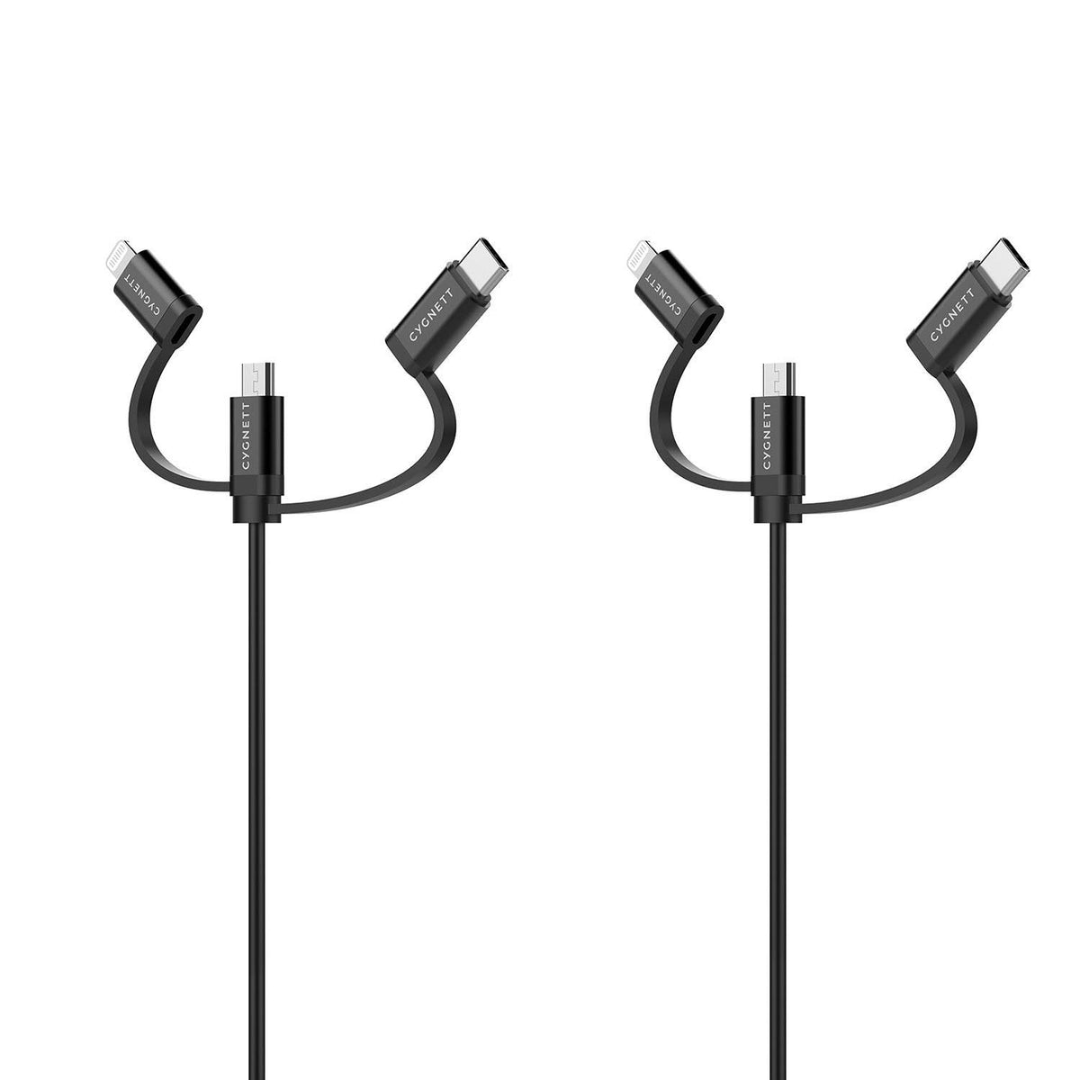 3 in 1 Multi Charge and Connect Cable Twin Pack B103175
