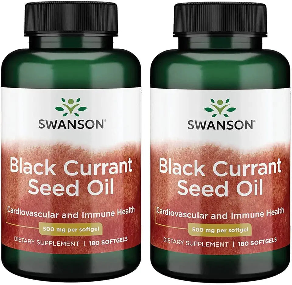 Black Currant Seed Oil 180 Softgels 500mg 2 Pack E779621