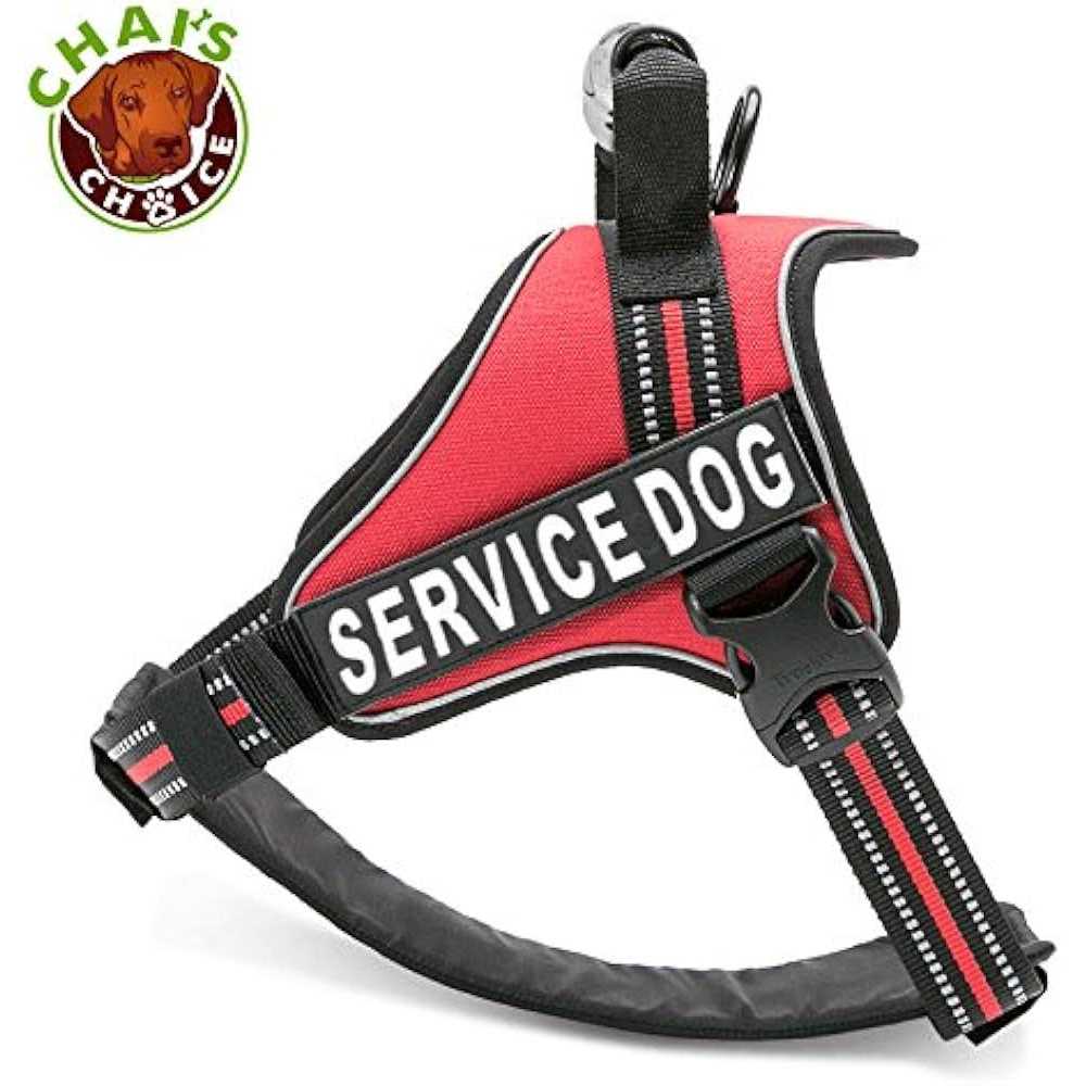 Service Dog Vest Harness with Reflective Patches and Handle P6867