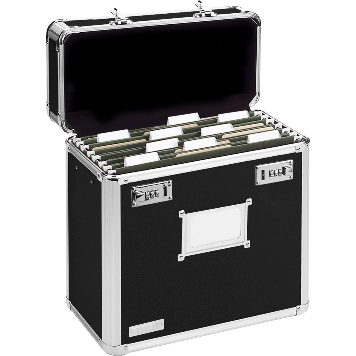 Locking File Tote Letter Black X81632
